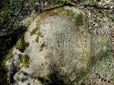 Мемориальный камень немецкого штаба