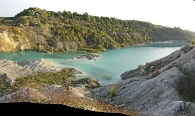 Затопленный карьер - Красносельские меловые карьеры