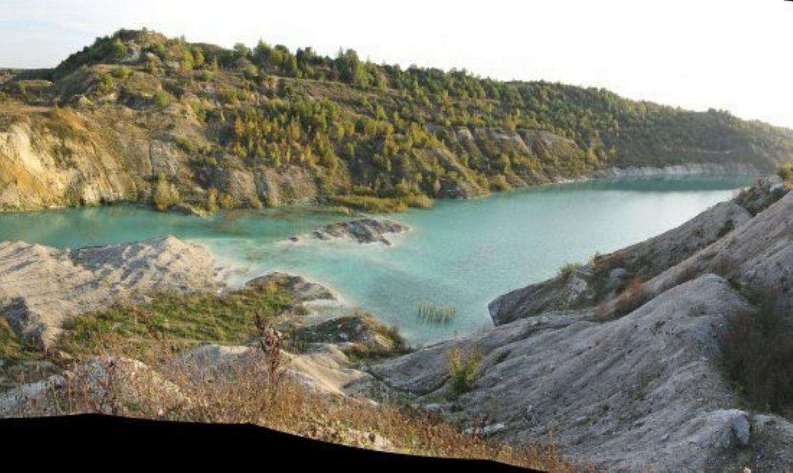 Затопленный карьер - Красносельские меловые карьеры Затопленный карьер - Красносельские меловые карьеры