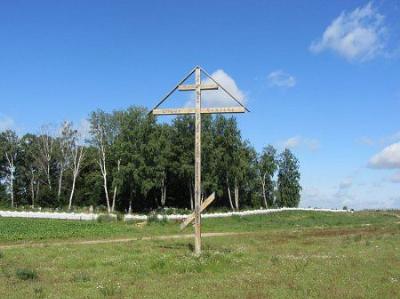 Мемориальный крест на месте боя 1812 г.