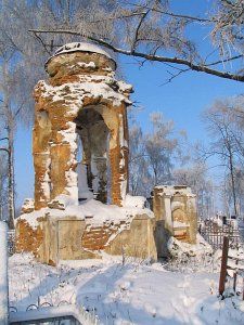 Часовня-надмогилье  Д. Рейтана (руины)