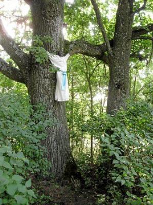 Распятие на дереве (дерев.)