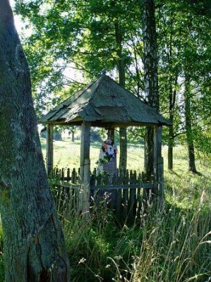 Крест-оберег придорожный