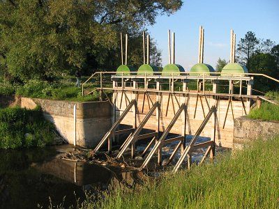 Шлюз-регулятор Куркуль Августовского канала