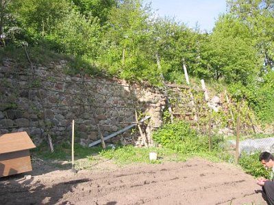 Подпорная стена террасы