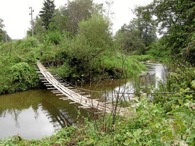 Мост подвесной (дерев.)