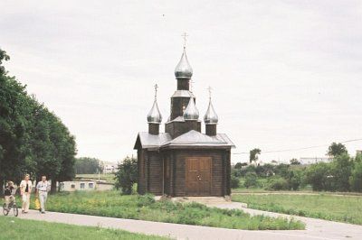 Часовня правосл. иконы Богоматери В скорбях и печалях Утешение (дерев.)
