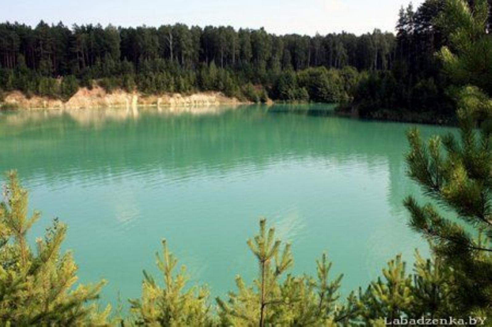 Затопленный карьер - Любанские меловые карьеры Затопленный карьер - Любанские меловые карьеры