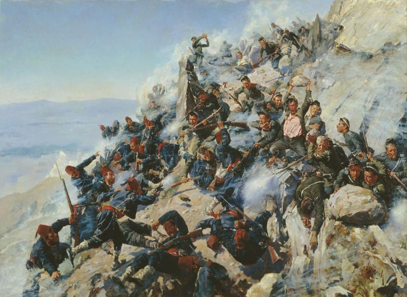 Zashchita_Orlinogo_gnezda_orlovtsami_i_bryantsami_12_avgusta_1877_goda.jpg